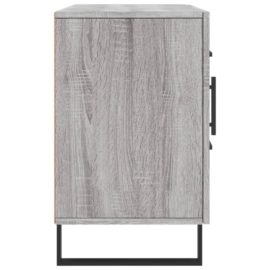 vidaXL Sideboard | Grey sonoma | Engineered wood, metal | Medium | Sideboard