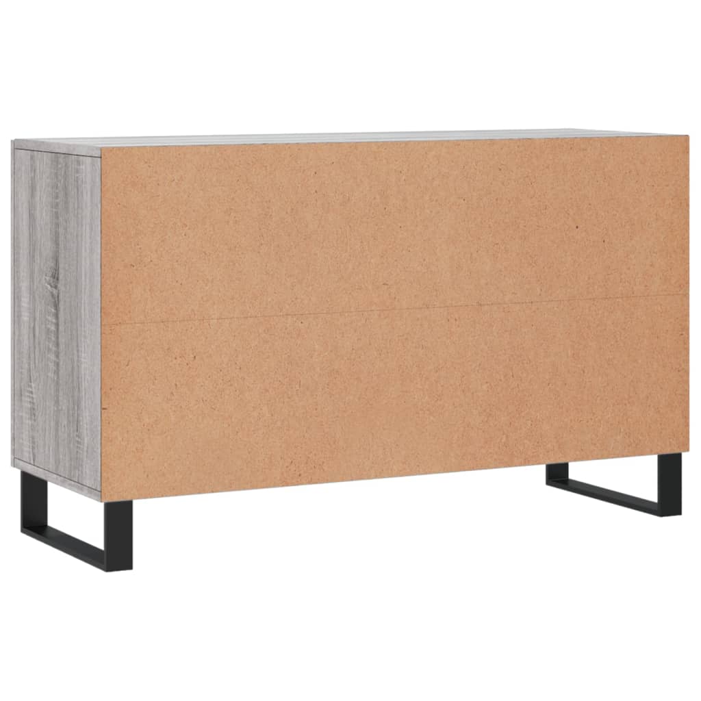 vidaXL Sideboard | Grey sonoma | Engineered wood, metal | Medium | Sideboard