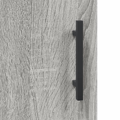 vidaXL Sideboard | Grey sonoma | Engineered wood, metal | Medium | Sideboard