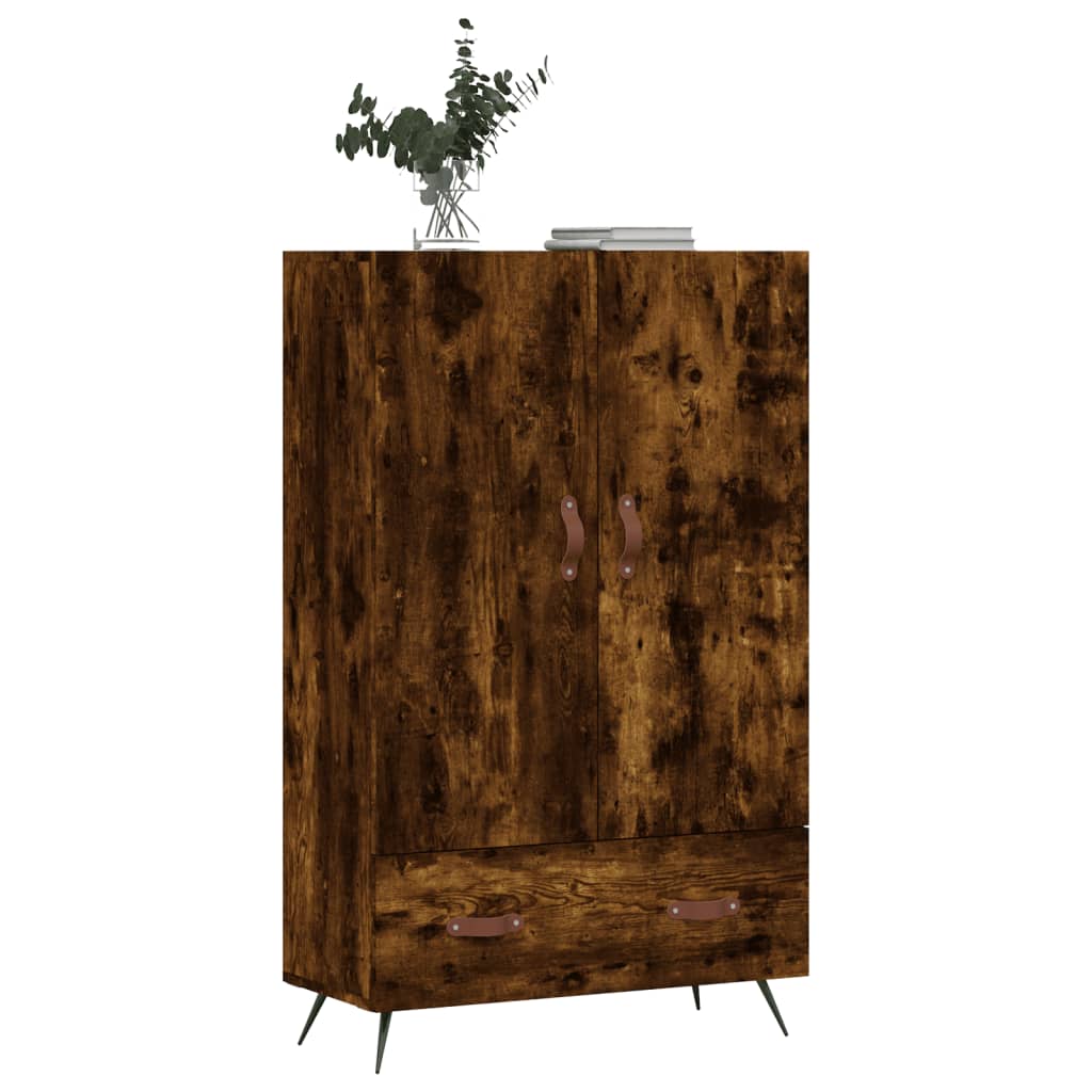vidaXL Highboard Smoked Oak 69.5x31x115 cm Engineered Wood