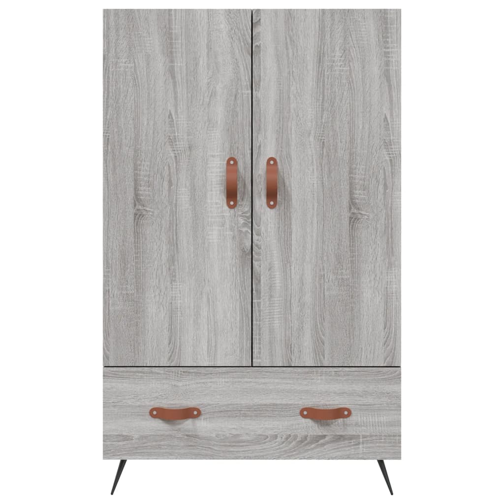 vidaXL Highboard Grey Sonoma 69.5x31x115 cm Engineered Wood