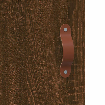 vidaXL Highboard Brown Oak 69.5x31x115 cm Engineered Wood