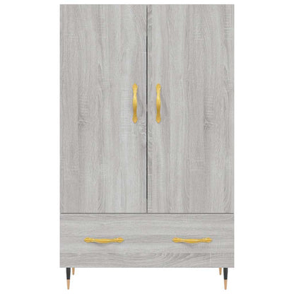 vidaXL Highboard Grey Sonoma 69.5x31x115 cm Engineered Wood