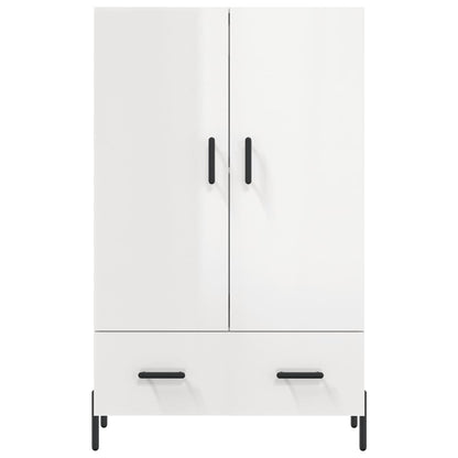 vidaXL Highboard High Gloss White 69.5x31x115 cm Engineered Wood