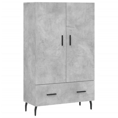 vidaXL Highboard Concrete Grey 69.5x31x115 cm Engineered Wood