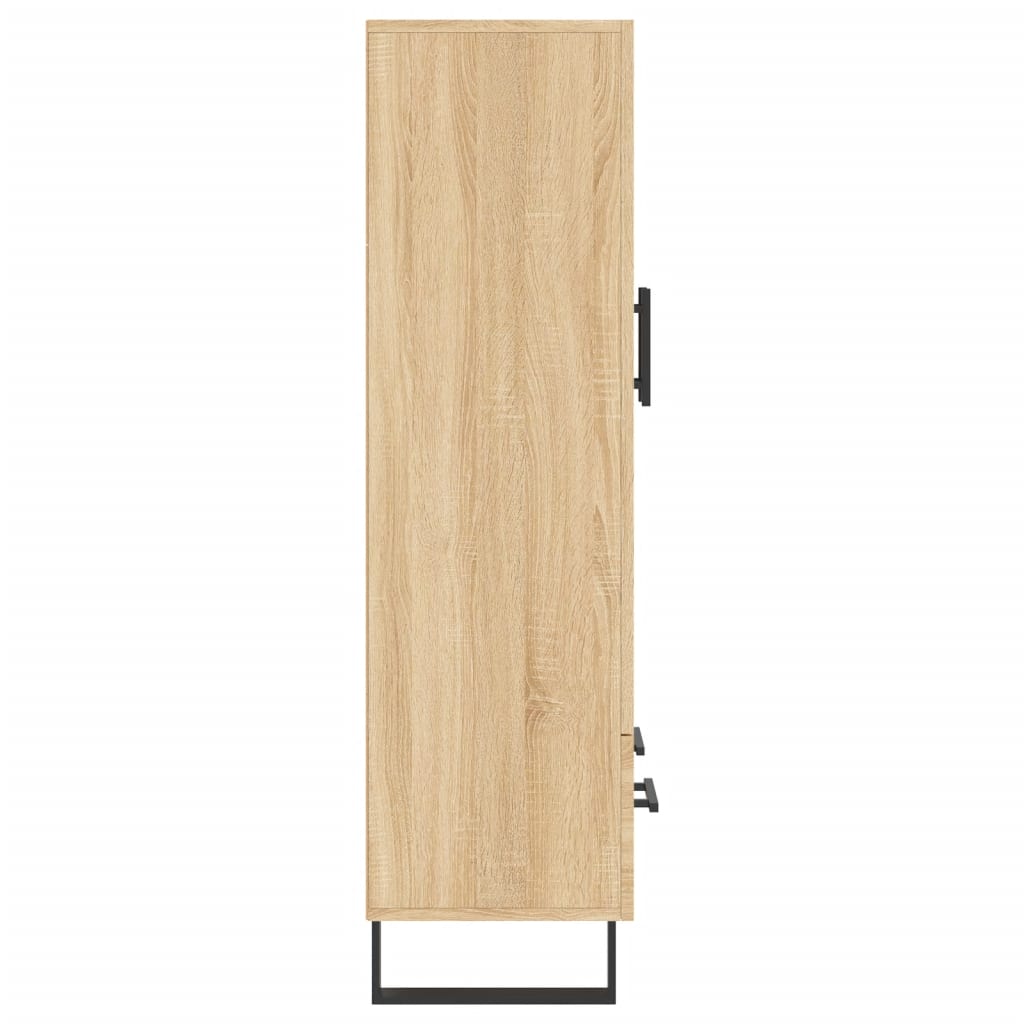 vidaXL Highboard Sonoma Oak 69.5x31x115 cm Engineered Wood