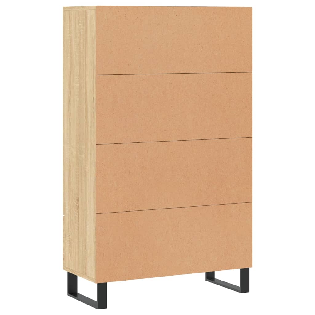 vidaXL Highboard Sonoma Oak 69.5x31x115 cm Engineered Wood