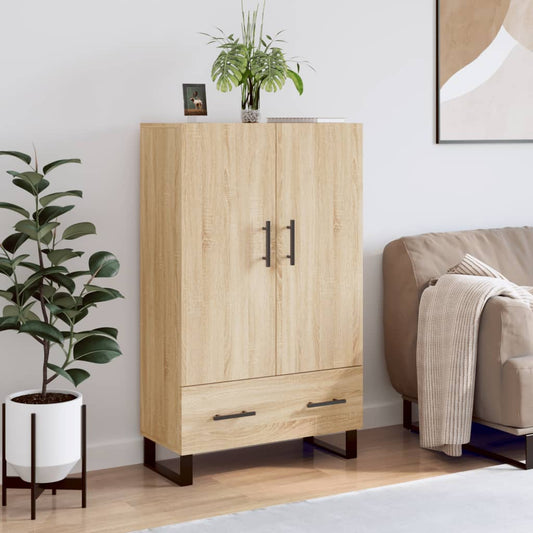 vidaXL Highboard Sonoma Oak 69.5x31x115 cm Engineered Wood