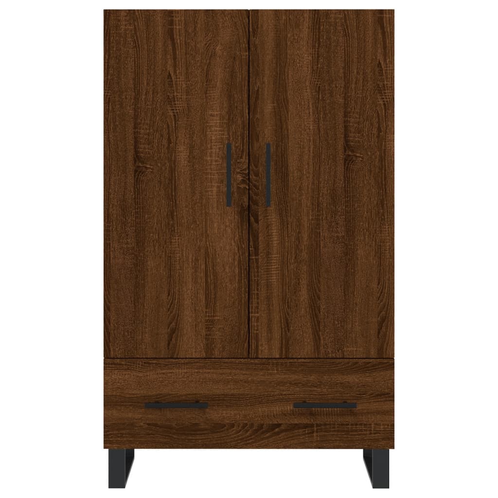vidaXL Highboard Brown Oak 69.5x31x115 cm Engineered Wood
