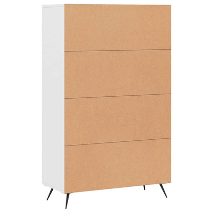 vidaXL Highboard White 69,5x31x115 cm Engineered Wood