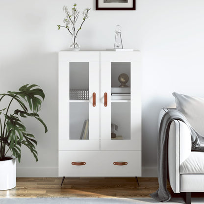 vidaXL Highboard White 69,5x31x115 cm Engineered Wood