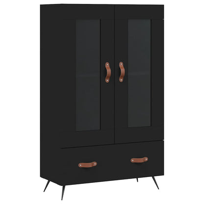 vidaXL Highboard Black 69,5x31x115 cm Engineered Wood