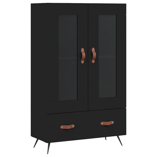 vidaXL Highboard Black 69,5x31x115 cm Engineered Wood