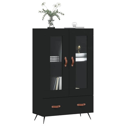 vidaXL Highboard Black 69,5x31x115 cm Engineered Wood