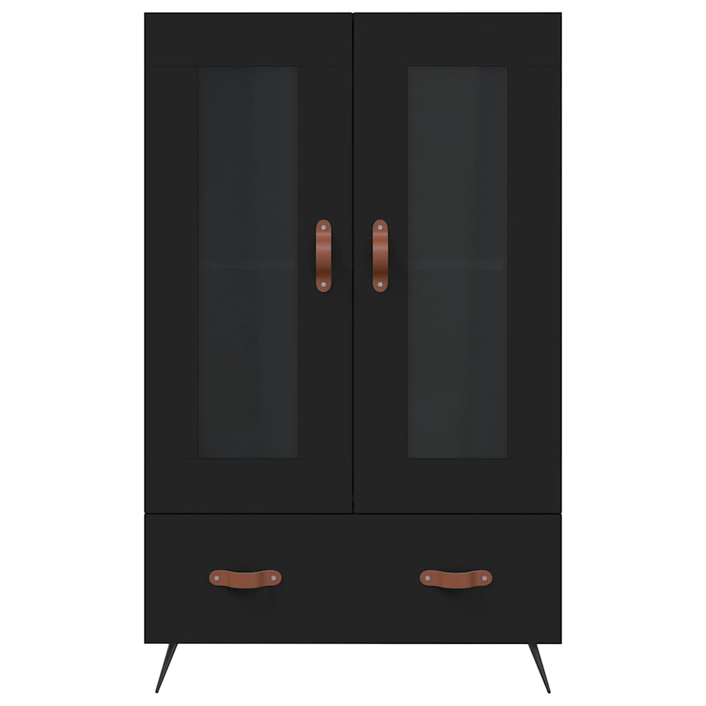vidaXL Highboard Black 69,5x31x115 cm Engineered Wood