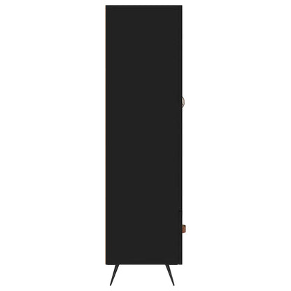 vidaXL Highboard Black 69,5x31x115 cm Engineered Wood
