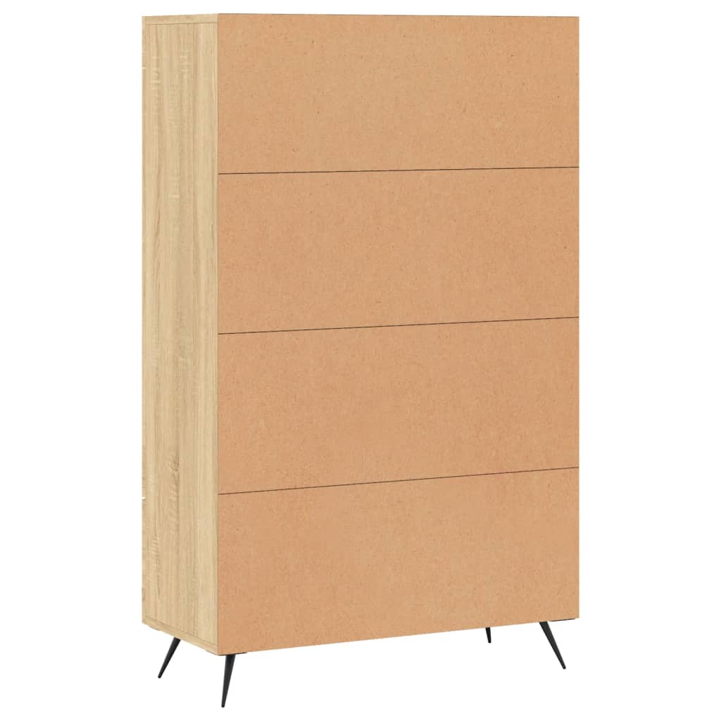 vidaXL Highboard Sonoma Oak 69,5x31x115 cm Engineered Wood