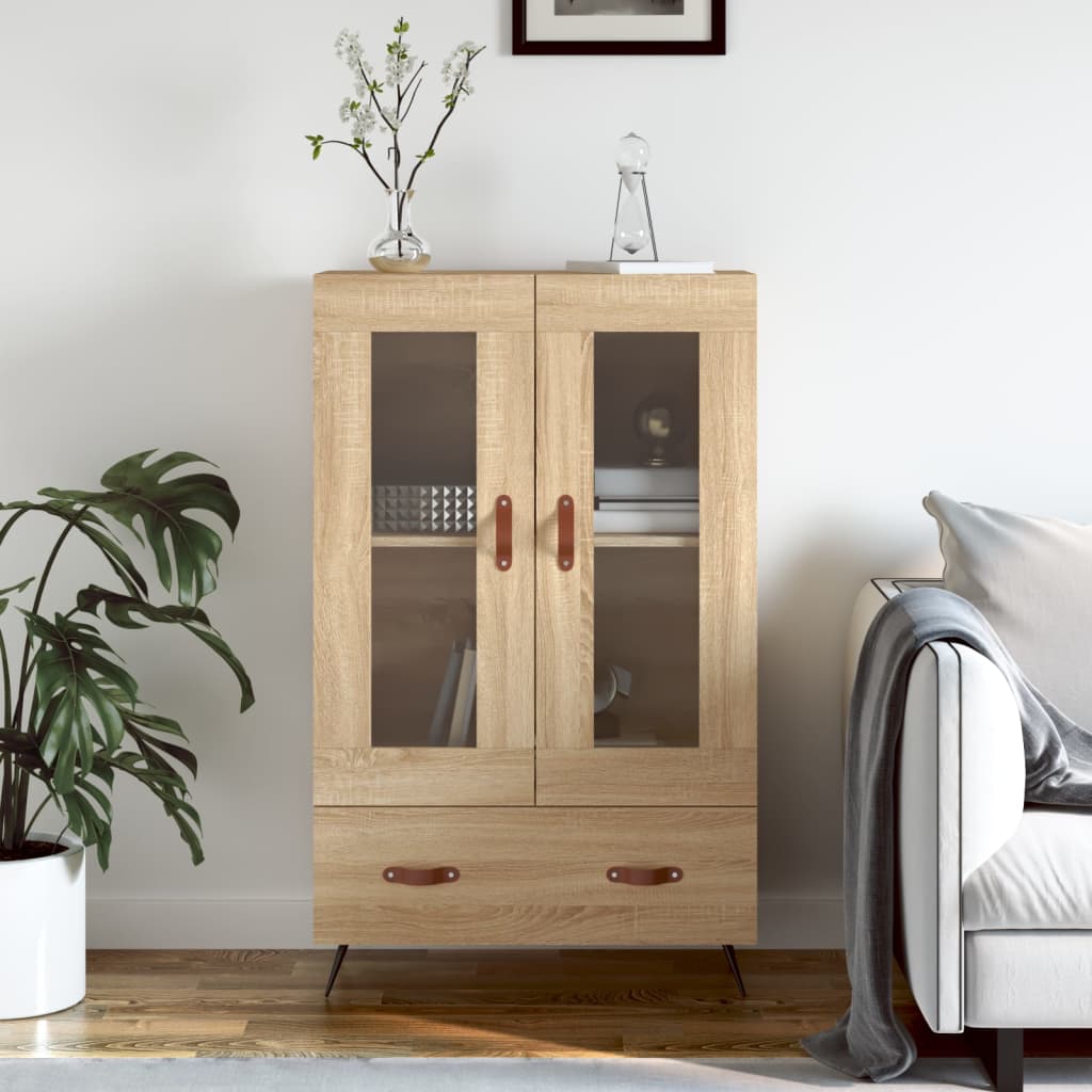 vidaXL Highboard Sonoma Oak 69,5x31x115 cm Engineered Wood