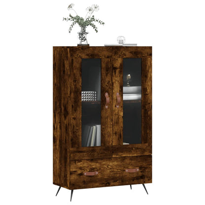 vidaXL Highboard Smoked Oak 69,5x31x115 cm Engineered Wood