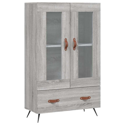 vidaXL Highboard Grey Sonoma 69,5x31x115 cm Engineered Wood