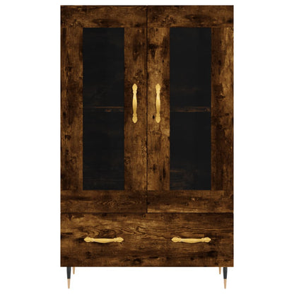 vidaXL Highboard Smoked Oak 69,5x31x115 cm Engineered Wood