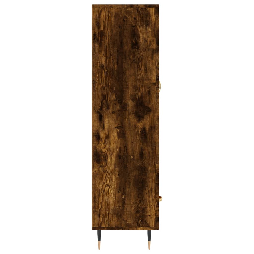vidaXL Highboard Smoked Oak 69,5x31x115 cm Engineered Wood