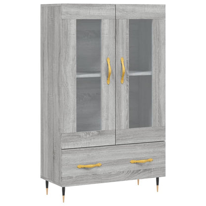 vidaXL Highboard Grey Sonoma 69,5x31x115 cm Engineered Wood