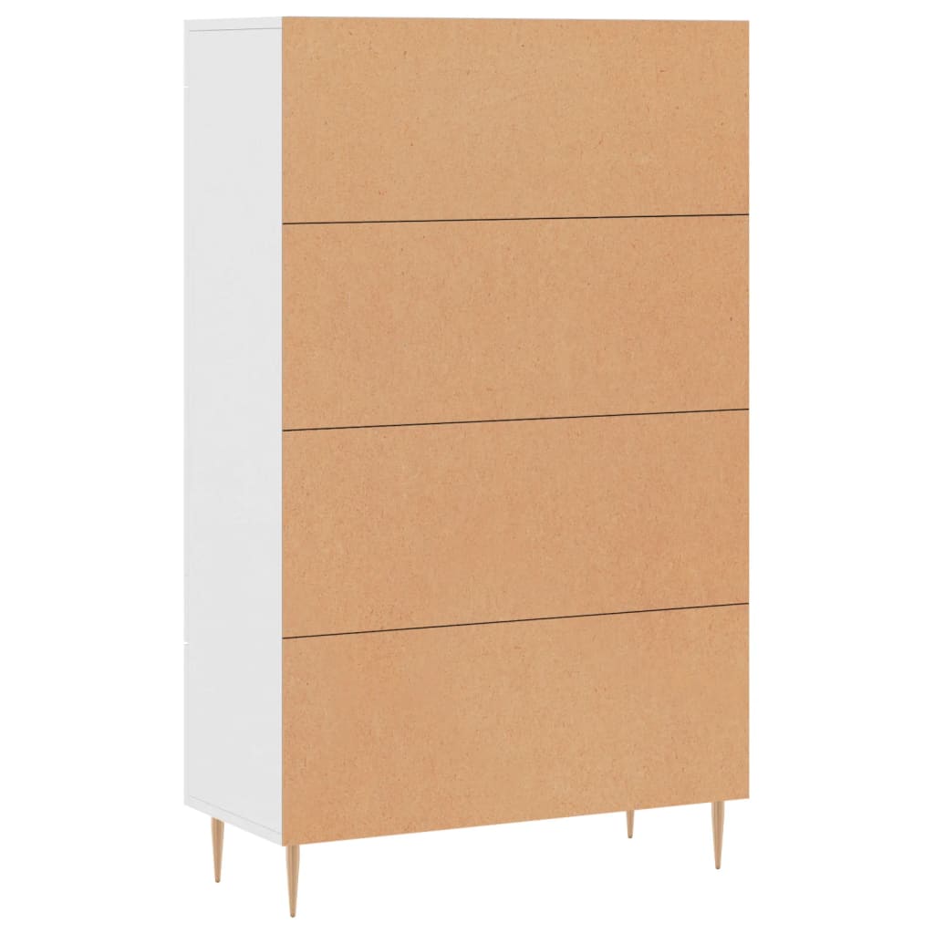 vidaXL Highboard White 69.5x31x115 cm Engineered Wood