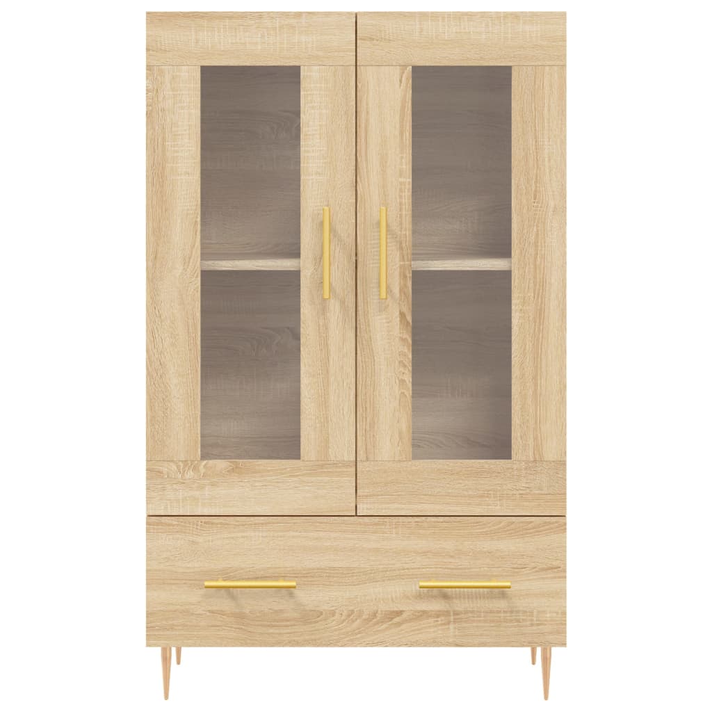 vidaXL Highboard Sonoma Oak 69.5x31x115 cm Engineered Wood