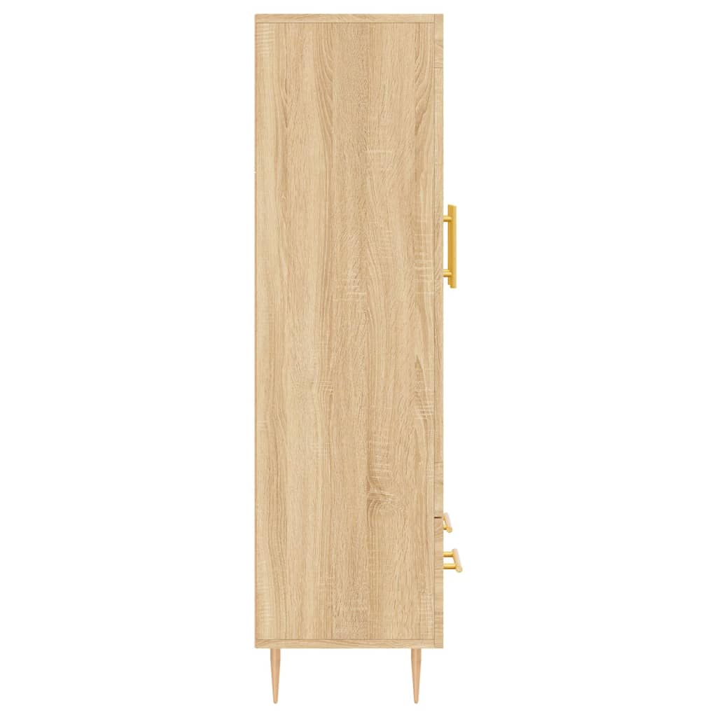 vidaXL Highboard Sonoma Oak 69.5x31x115 cm Engineered Wood