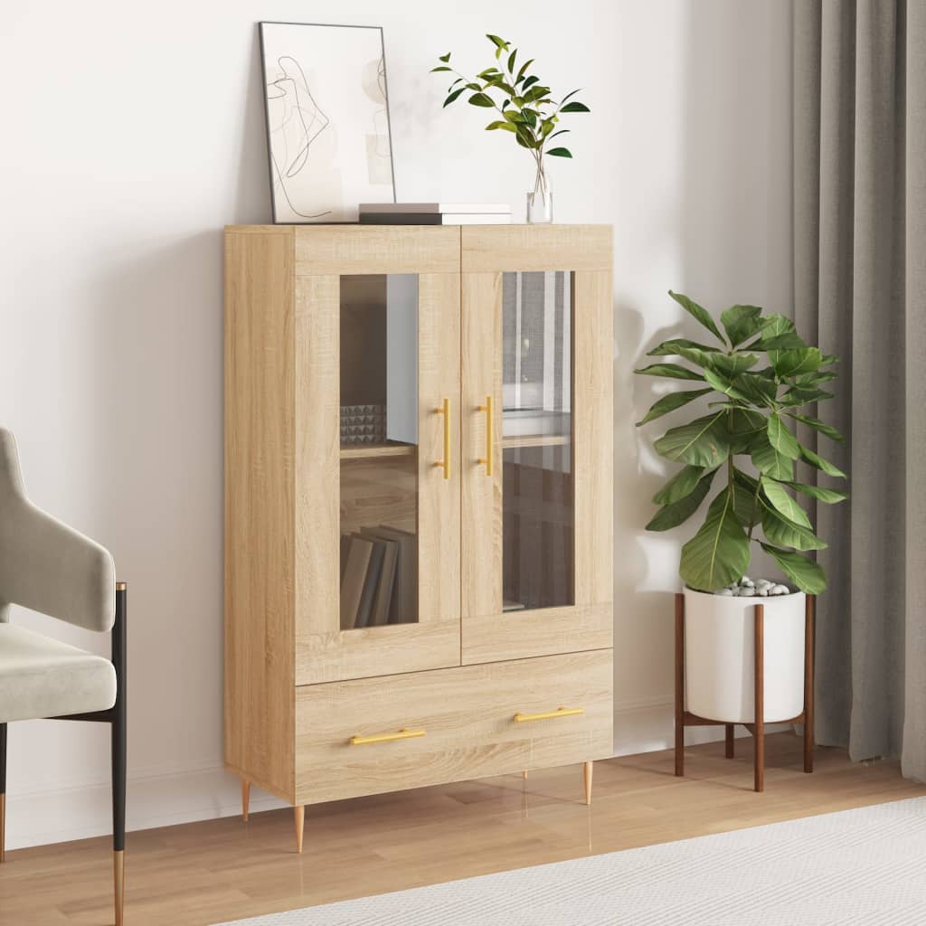 vidaXL Highboard Sonoma Oak 69,5x31x115 cm Engineered Wood