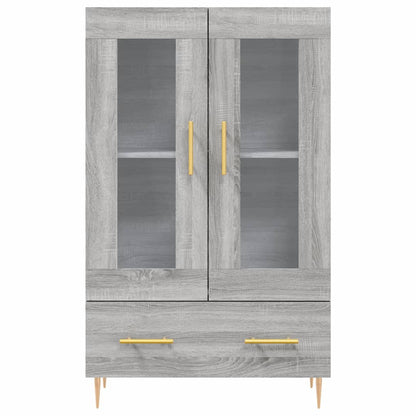 vidaXL Highboard Grey Sonoma 69.5x31x115 cm Engineered Wood