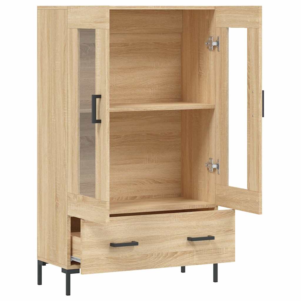 vidaXL Highboard Sonoma Oak 69,5x31x115 cm Engineered Wood