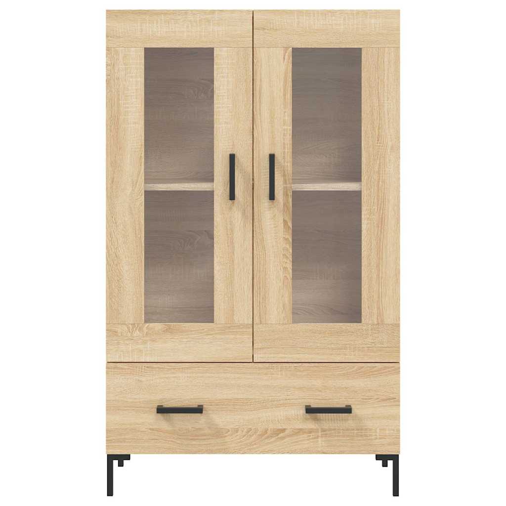 vidaXL Highboard Sonoma Oak 69.5x31x115 cm Engineered Wood