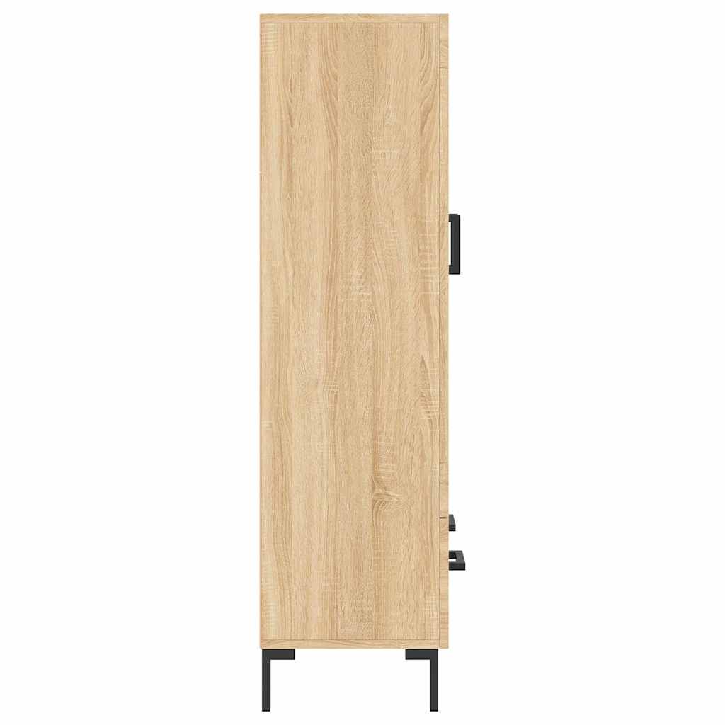 vidaXL Highboard Sonoma Oak 69.5x31x115 cm Engineered Wood
