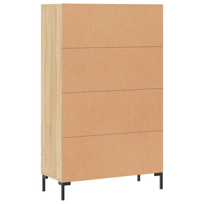 vidaXL Highboard Sonoma Oak 69,5x31x115 cm Engineered Wood