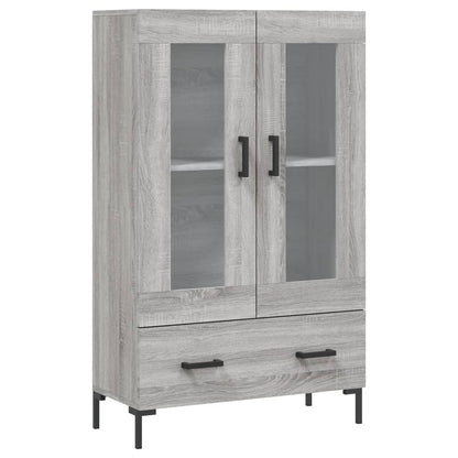vidaXL Highboard Grey Sonoma 69,5x31x115 cm Engineered Wood