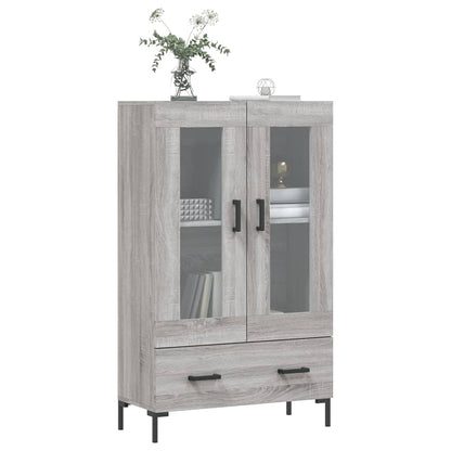vidaXL Highboard Grey Sonoma 69.5x31x115 cm Engineered Wood