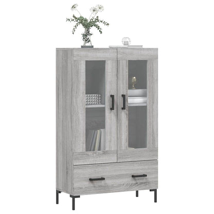 vidaXL Highboard Grey Sonoma 69,5x31x115 cm Engineered Wood