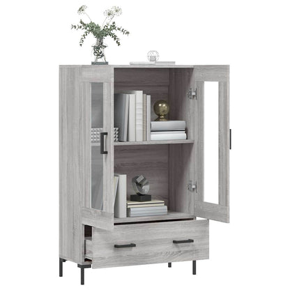 vidaXL Highboard Grey Sonoma 69,5x31x115 cm Engineered Wood