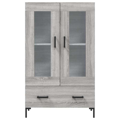 vidaXL Highboard Grey Sonoma 69,5x31x115 cm Engineered Wood
