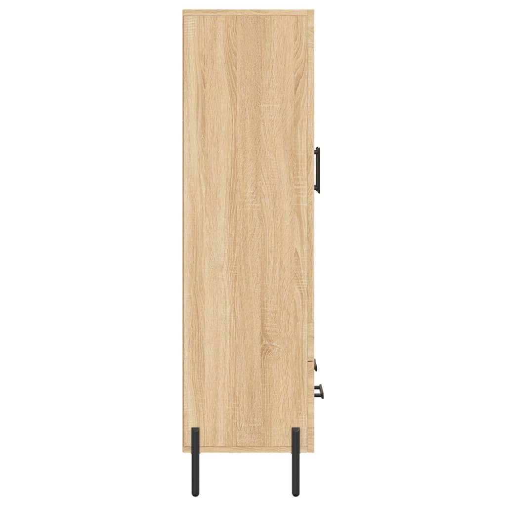 vidaXL Highboard Sonoma Oak 69.5x31x115 cm Engineered Wood