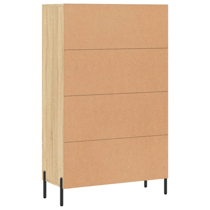vidaXL Highboard Sonoma Oak 69.5x31x115 cm Engineered Wood
