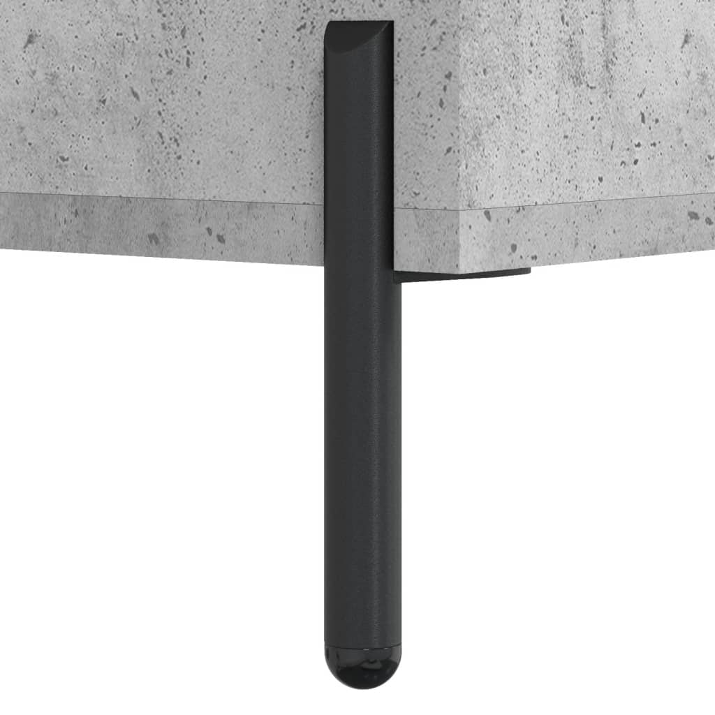 vidaXL Highboard Concrete Grey 69,5x31x115 cm Engineered Wood