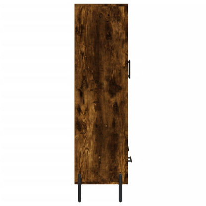vidaXL Highboard Smoked Oak 69,5x31x115 cm Engineered Wood