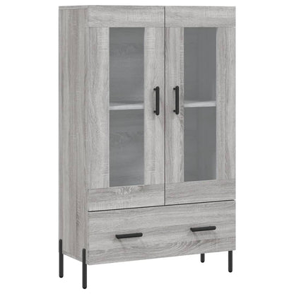 vidaXL Highboard Grey Sonoma 69,5x31x115 cm Engineered Wood