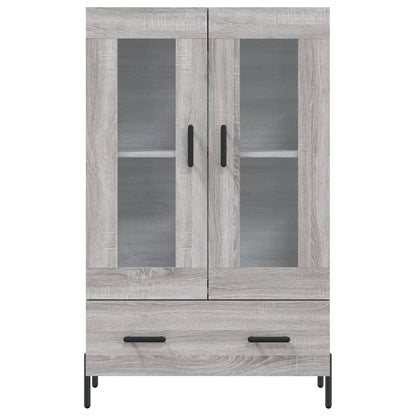 vidaXL Highboard Grey Sonoma 69.5x31x115 cm Engineered Wood