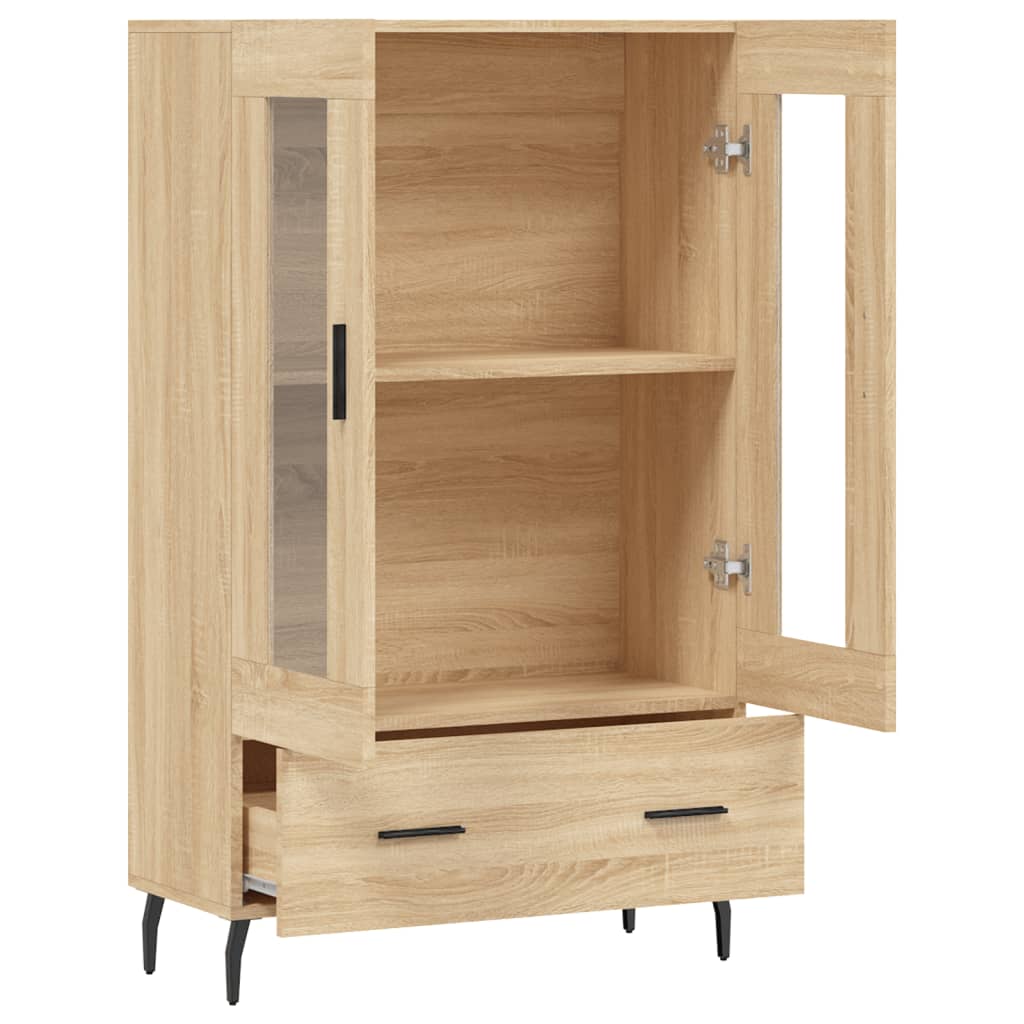 vidaXL Highboard Sonoma Oak 69,5x31x115 cm Engineered Wood