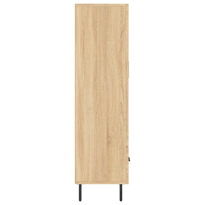 vidaXL Highboard Sonoma Oak 69,5x31x115 cm Engineered Wood