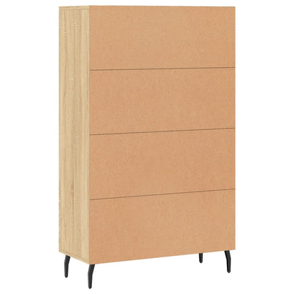 vidaXL Highboard Sonoma Oak 69.5x31x115 cm Engineered Wood